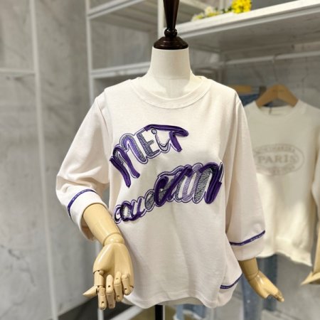 레터링 프린팅 티셔츠