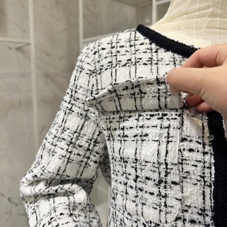 테이프 트위드 자켓