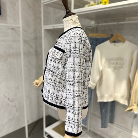 테이프 트위드 자켓