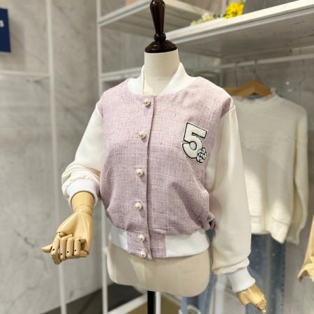 진주 자수 야구점퍼