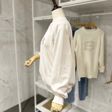 트임 프린팅 맨투맨티셔츠