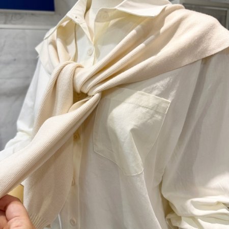 니트숄 셔츠 세트