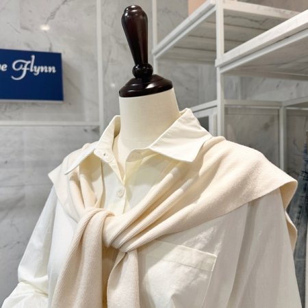 니트숄 셔츠 세트