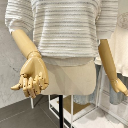 반짝 라운드 니트