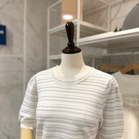 반짝 라운드 니트