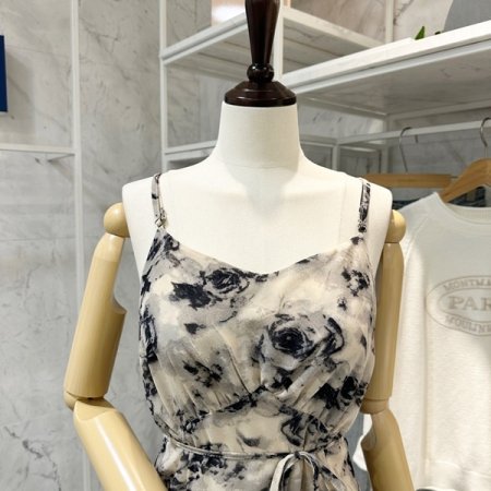 나염 끈 원피스