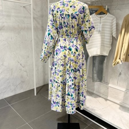 와이 허리 스트링 원피스