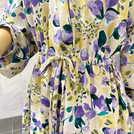 와이 허리 스트링 원피스