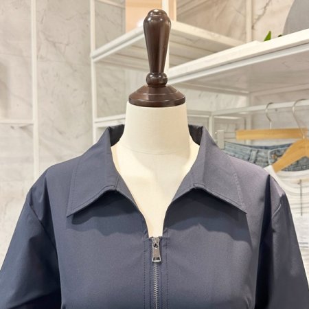 집업 벨트 원피스