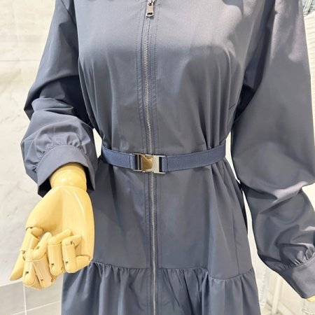 집업 벨트 원피스