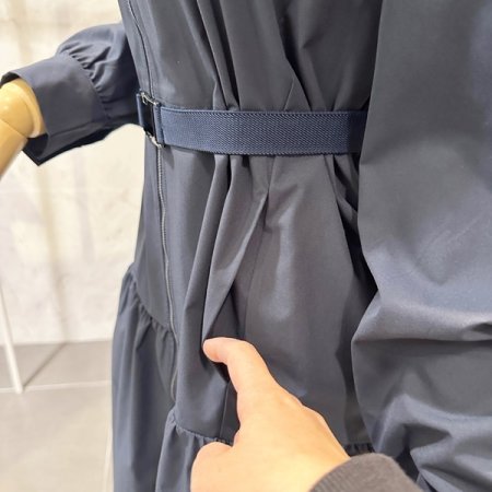 집업 벨트 원피스