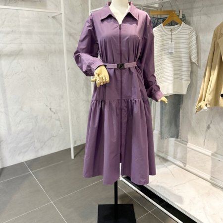 집업 벨트 원피스