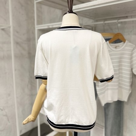 큐빅 선글라스 니트