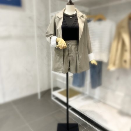 더블자켓 반바지 셋업