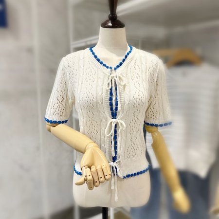 쓰리 리본 가디건