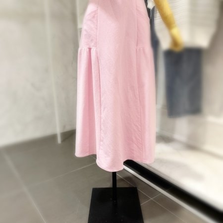 컬러 뒷밴딩 포켓 스커트