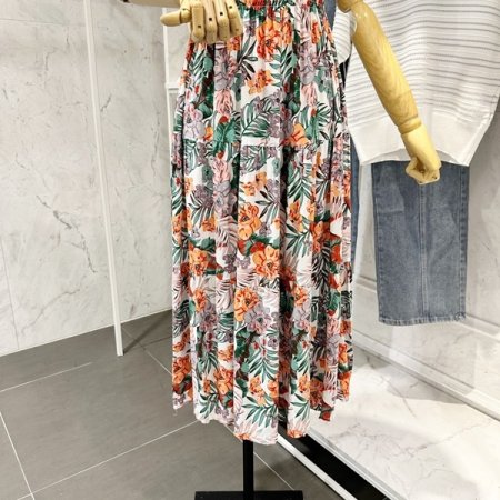 야자꽃 밴딩 원피스