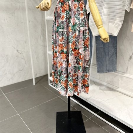 야자꽃 밴딩 원피스