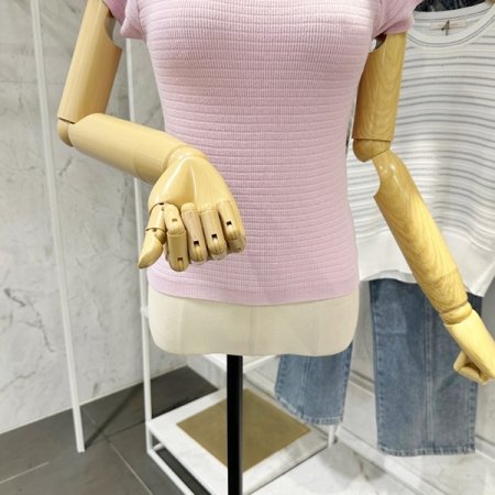 이중 프릴 니트