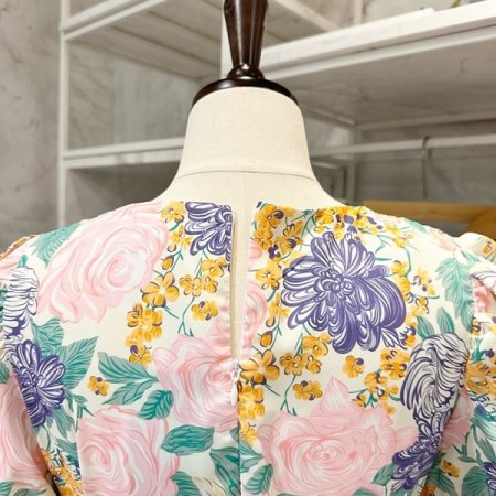 핑크 로즈 벨티드 원피스