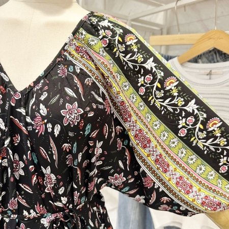 양 브이 롱 원피스