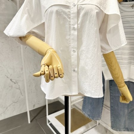 프릴 캉캉 블라우스