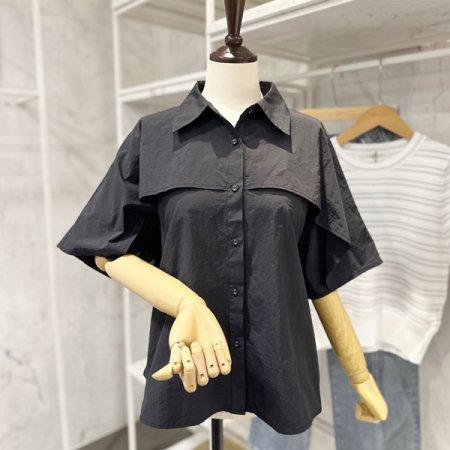 프릴 캉캉 블라우스