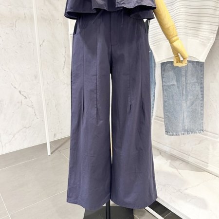 프릴 뷔스티에 와이드팬츠 세트