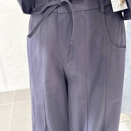 프릴 뷔스티에 와이드팬츠 세트