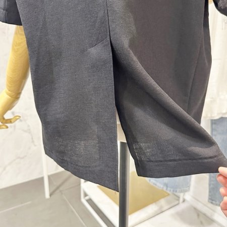 썸머 어깨패드 오버핏 자켓