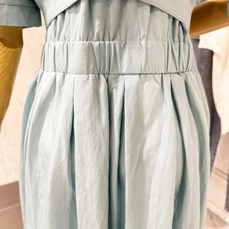 카라 벨트 원피스