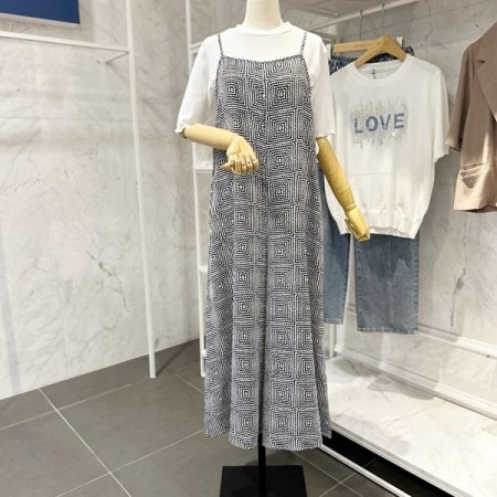 복고 끈 점프수트