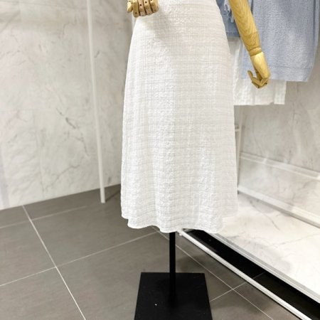 썸머 뒷밴딩 에이라인 스커트