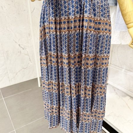 플리츠 패턴 원피스