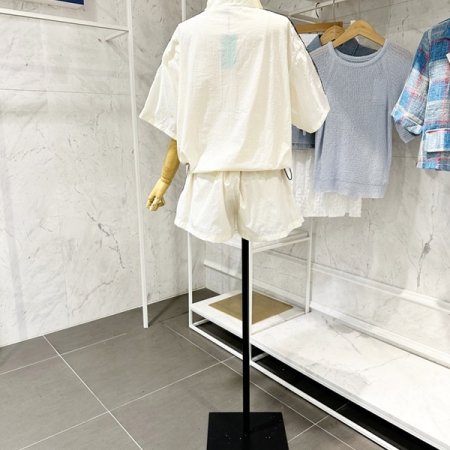 레이스 집업 반바지 세트