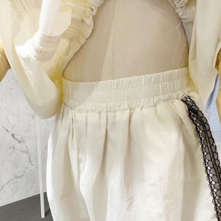 레이스 집업 반바지 세트