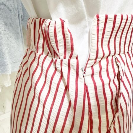 티셔츠 스트라이프 스커트 가방 세트