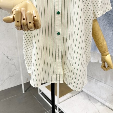 백 캐릭터 스트라이프 셔츠