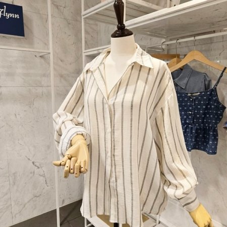 줄지 카라 언발 남방