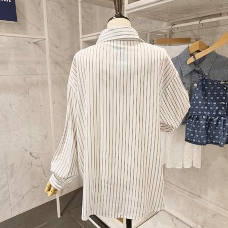 줄지 기본 카라 셔츠