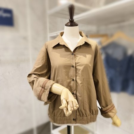 밑단 밴딩 자켓