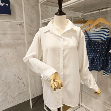 X자 니트조끼 셔츠 세트