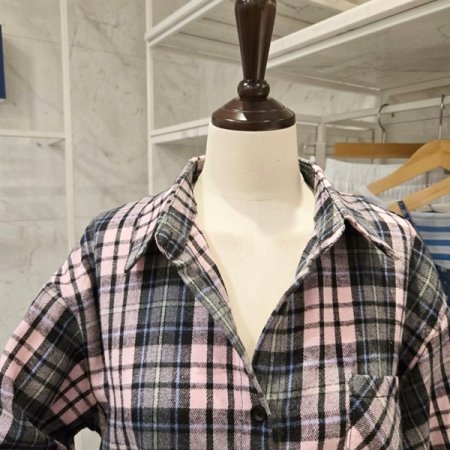 체크 남방 셔츠