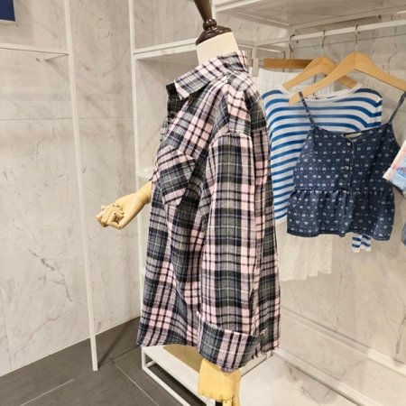 체크 남방 셔츠