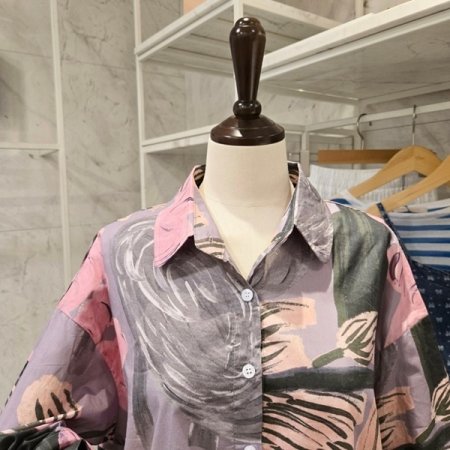 유화 카라 셔츠