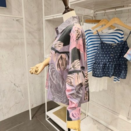 유화 카라 셔츠