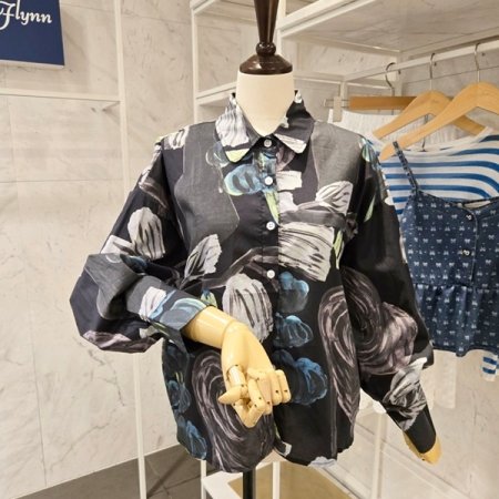 유화 카라 셔츠