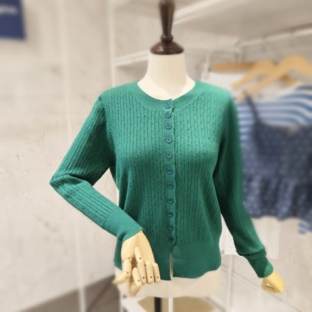 미니 꽈배기 가디건