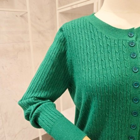 미니 꽈배기 가디건