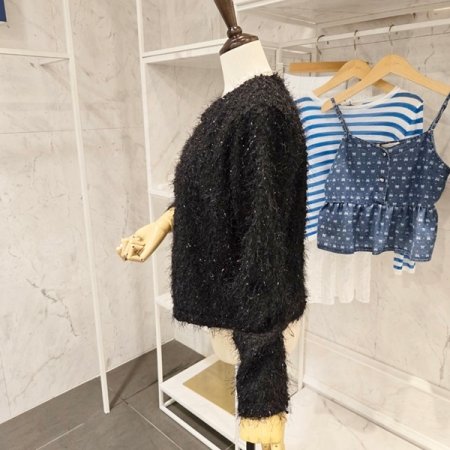 노카라 트위드 가디건